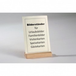 Kartenständer 10,5 cm Eiche 3er-Set (Grundpreis 73,70Euro je Meter)