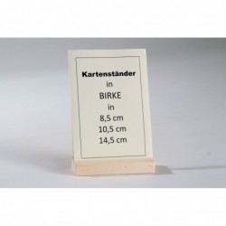 Kartenständer 14,8 cm Birke (Grundpreis 73,70Euro je Meter)