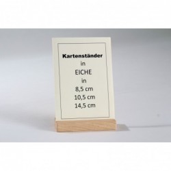 Kartenständer 8,5 cm Eiche (Grundpreis 73,70Euro je Meter)