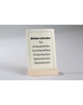 Kartenständer 10,5 cm Birke 3er-Set (Grundpreis 73,70Euro je Meter)