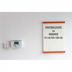 Posterleiste in Orange ab 10,5 cm bis 118,9 cm Länge
